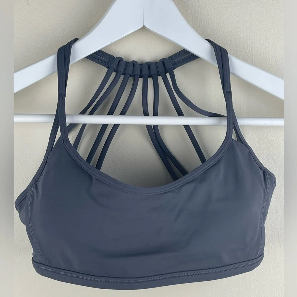 Lululemon Lighten Up Bra GREY with Pads - Picture 2 of 6